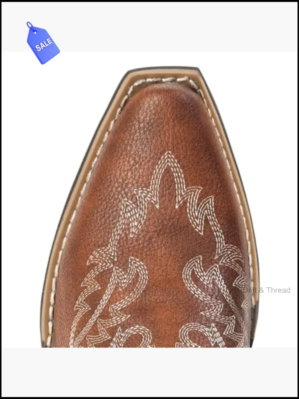 Women's Ankle Cowgirl Boots Faux Leather Western